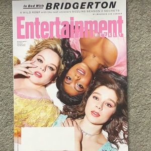 Entertainment Weekly, In Bed With BRIDGERTON, A Wild Romp with the cast! NWT